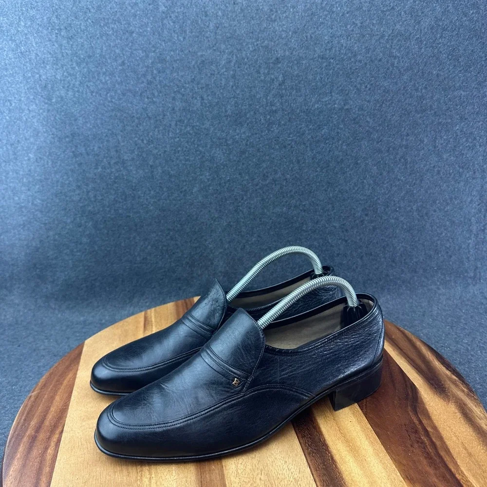 Bally of Switzerland Continentals Sligo Black Leather Loafers Mens 9N 518599